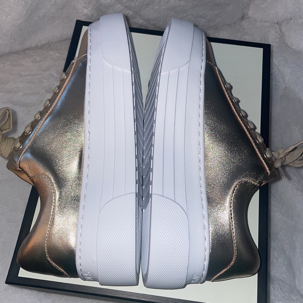 NWT J/SLIDES AMANDA Gold Leather - Picture 12 of 15